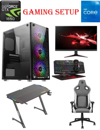 Xigmatek Nyx Ii Intel Core I5 - 11th Gen Gaming Pc With Monitor / Table / Chair / Gaming Kit Bundle Offer