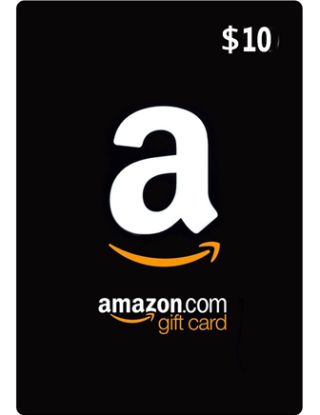 أمازون , بطاقة الهدايا 10 دولار حساب amazon.com
