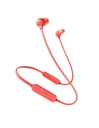 سماعة الاذن جي بي ال اللاسلكية مع زر تحكم (T115BT) – اللون الأحمر