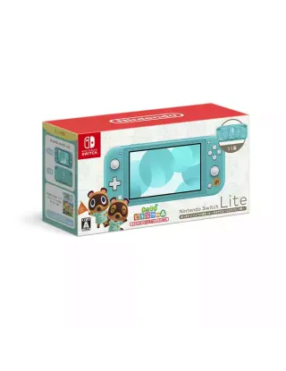 NINTENDO SWITCH LITE CONSOLE ANIMAL CROSSING - TURQUOISE