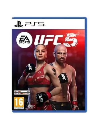 شريط لعبة EA SPORTS UFC 5 النسخة الأوروبي لجهاز بلايستيشن فايف