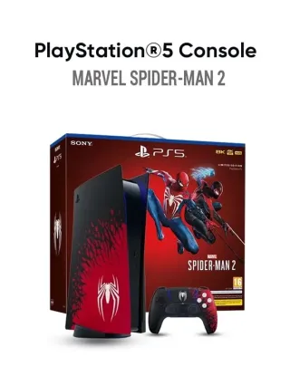 Playstation5 Console - Marvel’s Spider-man 2 Limited Edition R2 With Includes Voucher Code Bundle