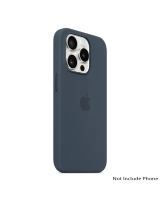 Apple Iphone 15 Pro 6.1 Inch Silicone Case With Magsafe - Storm Blue