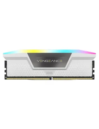 ذاكرة للكمبيوتر (رام )فينجانس RGB من كورسير 32جيجابايت (2×16جيجابايت) DDR5 DRAM  (5200 ميجاهرتز )  C40- ابيض
