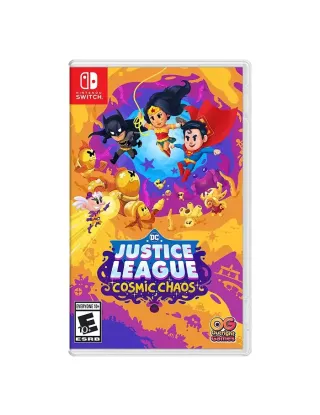 شريط لعبة DC'S JUSTICE LEAGUE COSMIC CHAOS النسخه الامريكي لجهاز نيتندو سويتش