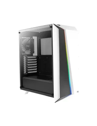 Aerocool Cylon Pro Tempered Glass RGB Mid Tower Case - White 4718009158924