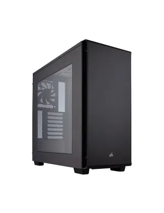 كيس كمبيوتر سلسلة كربيد 270 R ويندولد ATX من شركة كورسير اللون الاسود