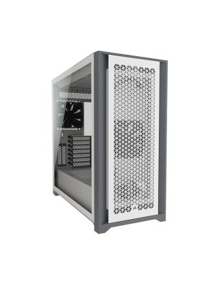 كيس كمبيوتر ميد تاور 5000 دي (AIRFLOW ) من شركة كورسير اللون الأبيض