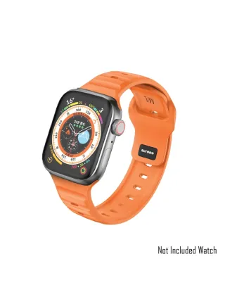 Eltoro Sport Rubber Band For Apple Watch 44/45/49mm - Orange