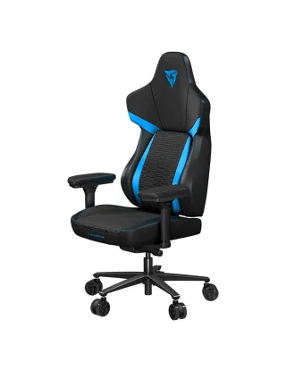 كرسي الألعاب THUNDERX3 CORE RACER ERGONOMICS اللون الأسود/أزرق