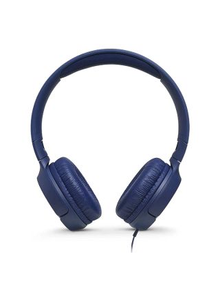 JBL Tune 500 Wired On Ear Headphones - Blue