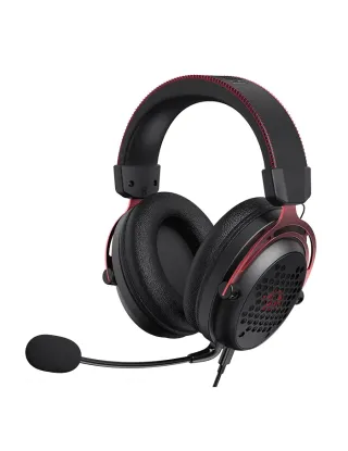 Redragon DIOMEDES H386 Honeycomb  Wired Gaming Headset - Black