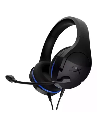 سماعة رأس للألعاب هايبركس كلاود ستينجر كور واير لجهاز بلايستيشن 4 و5 اللون الأسود/أزرق