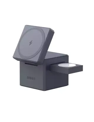 Anker 3-in-1 Cube With Magsafe - Gray