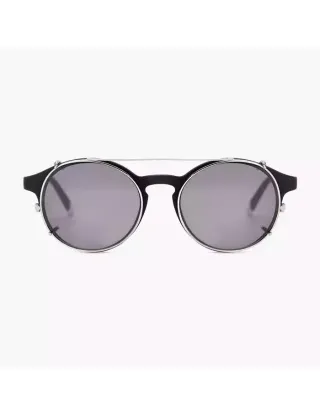 Barner Le Marais Clip-on Sunglasses - Silver Smoke