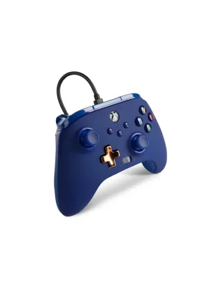 Powera Enhanced Wired Controller For Xbox - Midnight Blue
