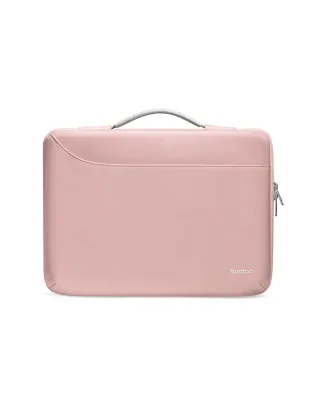 حقيبة لاب توب TOMTOC DEFENDER-A22  او جهاز ماك بوك برو الحجم  16 بوصة اللون الوردي