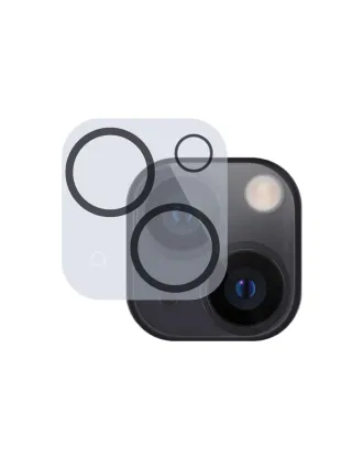 حماية لعدسات الكاميرا مع تقنية AR  لجهاز ايفون ايفون 14 و ايفون 14 بلس من شركة ELTORO  اللون الشفاف