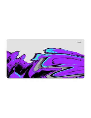 Huepad Nebula Series Premium Gaming Mouse Pad, Xl Desk Pad With Carry Case Tube 90x40 Cm - Winds Of Neptune-cold