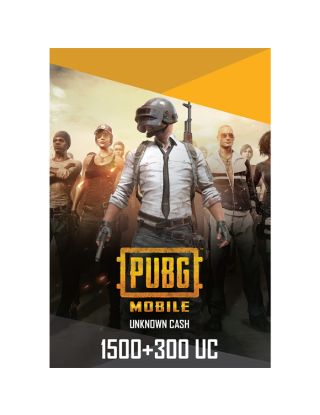 PUBG  MOBILE  GAME POINT 1500 + 300  UC