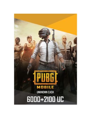 PUBG MOBILE GAME POINT 6000 + 2100 UC