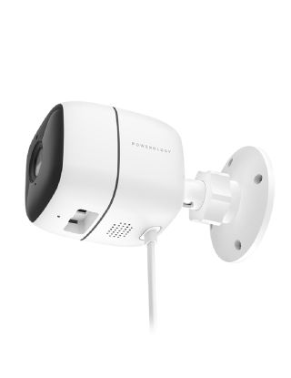 باورولوجي كاميرا خارجية ذكية سلكية - أبيض (110)