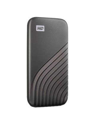 محرك أقراص الحالة الصلبة WD My Passport SSD سعة 2 تيرابايت USB 3.2 – اللون الرمادي
