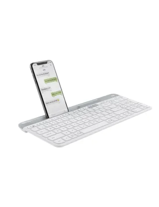 Logitech K580 Slim Multi-Device Wireless Keyboard - Off White Arabic/English