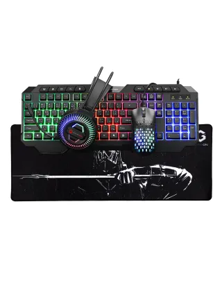 Gameon Cypher Xl All-in-one Gaming Bundle (Keyboard, Headset, Mouse & Mousepad)