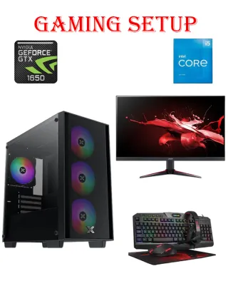 Xigmatek Nyx Intel Core I5-11th Gen Gaming Pc With Monitor And Gaming Kit Bundle Offer