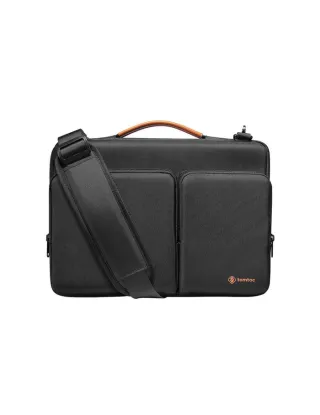 Tomtoc 14 Inch Versatile Laptop Messenger Bag - Black