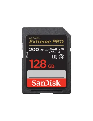 Sandisk Extreme Pro 128gb Sdhc/sdxc Uhs-i Memory Card 200/90mb/s