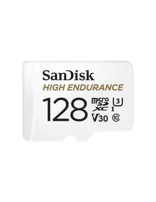 Sandisk High Endurance Micro Sdxc, 128gb + Sd Adapter