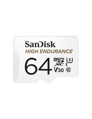 Sandisk High Endurance Micro Sdxc, 64gb + Sd Adapter