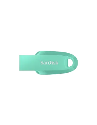 Sandisk Ultra Curve Usb 3.2 128gb 100mb/s Read Flash Drive Green