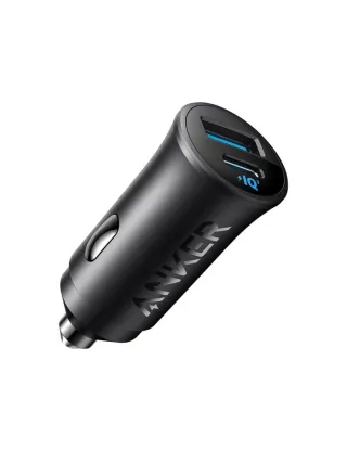 Anker Ultra-compact Dual-port Car Charger 30w, 2ports - Black