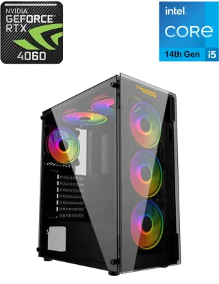 Twisted Minds Manic Shooter-3 Intel Core I5 - 14th Gen Rtx 4060 Gaming Pc