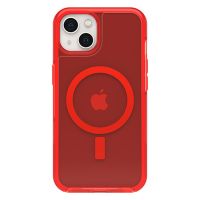 OtterBox iPhone 13 Symmetry Plus Clear Case for MagSafe - Translucent Red